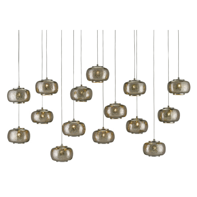 Pepper Linear Multi Light Pendant by Currey and Company