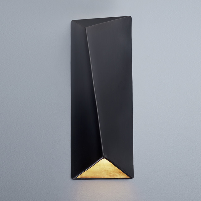 Diagonal Rectangle Wall Sconce by Justice Design