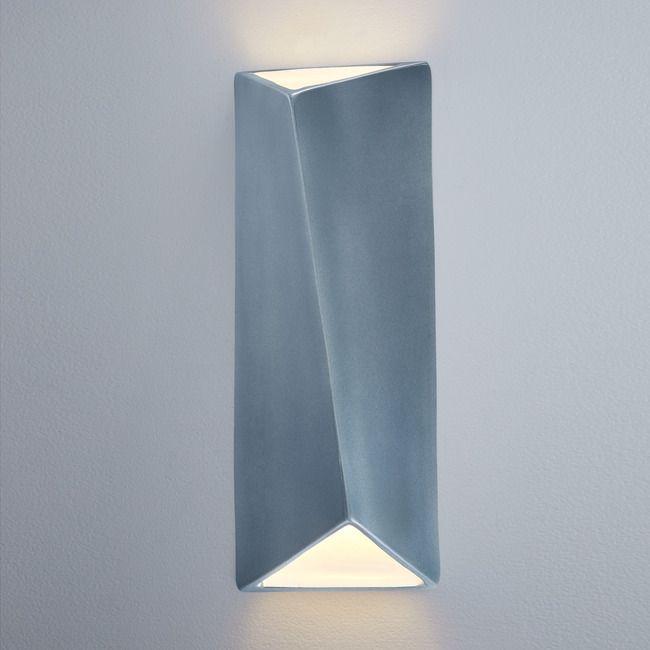 Diagonal Rectangle Dual Wall Sconce by Justice Design