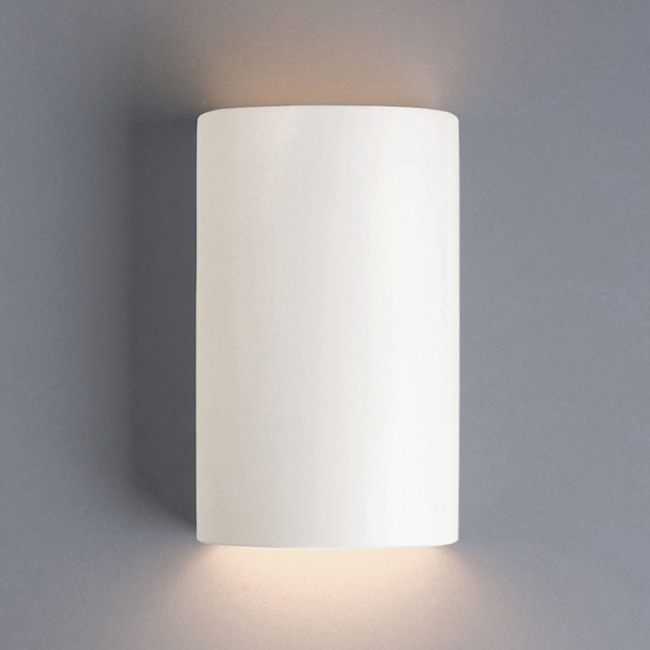 Ceramic Curved Outdoor Wall Sconce by Justice Design