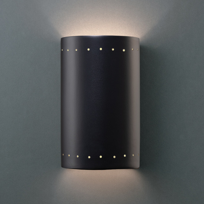 Ambiance 5995 Perforated Outdoor Wall Sconce by Justice Design