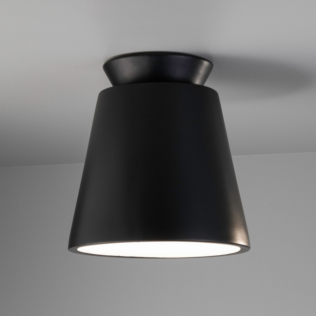 Trapezoid Outdoor Ceiling Light Fixture by Justice Design