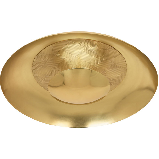 Brut Semi Flush Ceiling Light by Robert Abbey