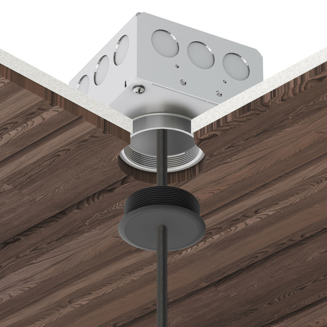 Vanishing Point 120V Pendant Cord Connection System Millwork by PureEdge Lighting