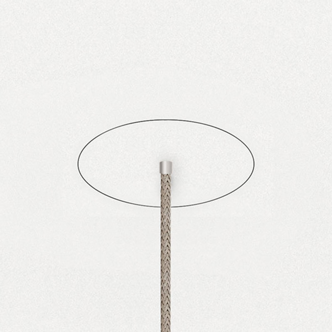 Vanishing Point Fast Jack Pendant System with Power by PureEdge Lighting