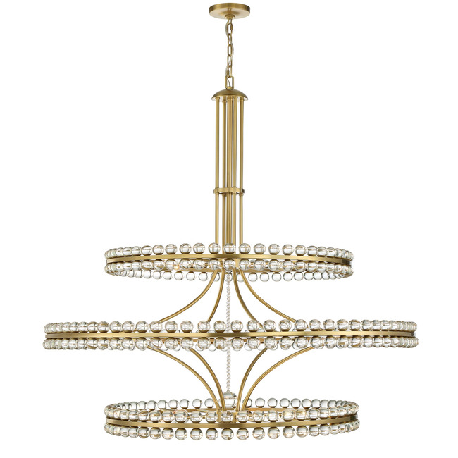 Clover 3 Tier Chandelier by Crystorama