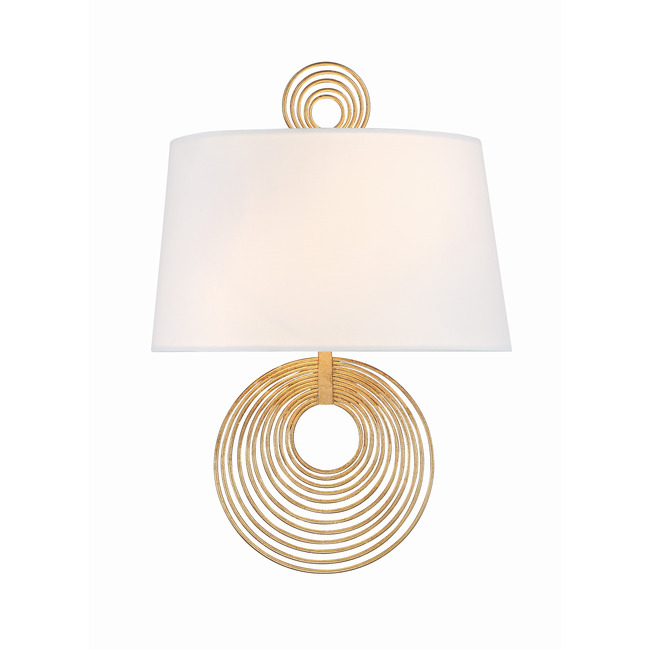 Doral Wall Sconce with Shade by Crystorama
