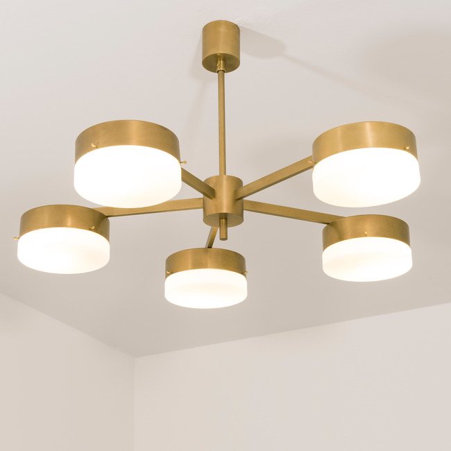 Celeste Luminescence Semi Flush Ceiling Light by dfm - Design for Macha