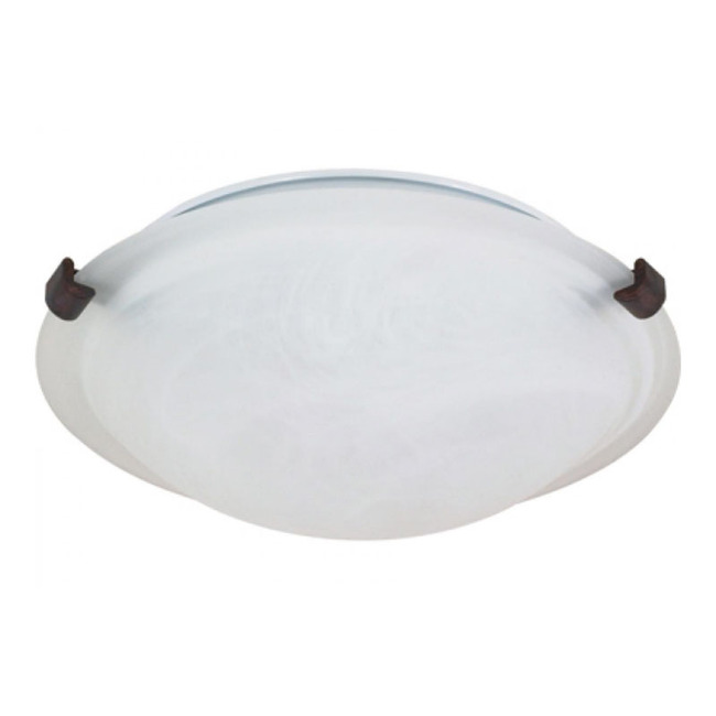 Tri-Clip Ceiling Flush Dome Light by Nuvo Lighting