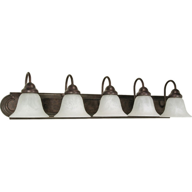 Ballerina Bathroom Vanity Light With Alabaster Glass by Nuvo Lighting