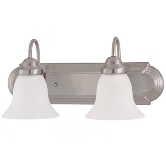 Ballerina Bathroom Vanity Light With Frosted Glass by Nuvo Lighting