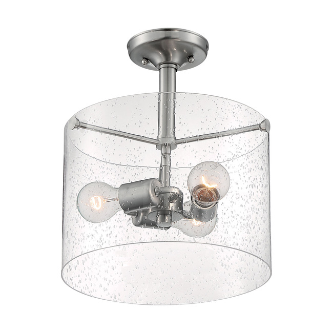 Bransel Semi Flush Ceiling Light by Nuvo Lighting