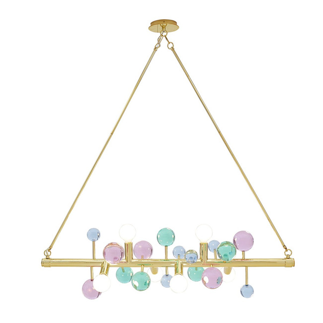 Globo Linear Chandelier by Jonathan Adler