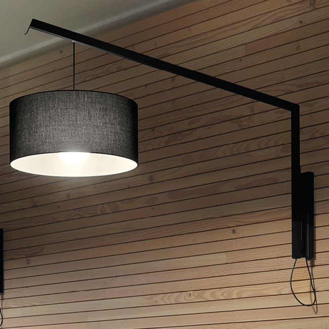 Angelica Plug-in Swing Arm Wall Sconce by ModoLuce