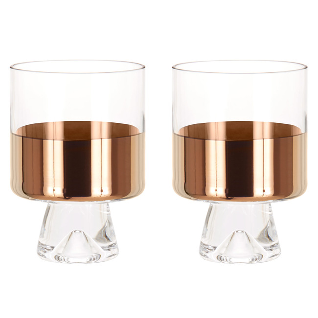 Tank Low Ball Glasses - Set of 2 by Tom Dixon