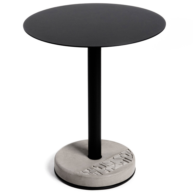 Donut Round Bistro Table by Lyon Beton