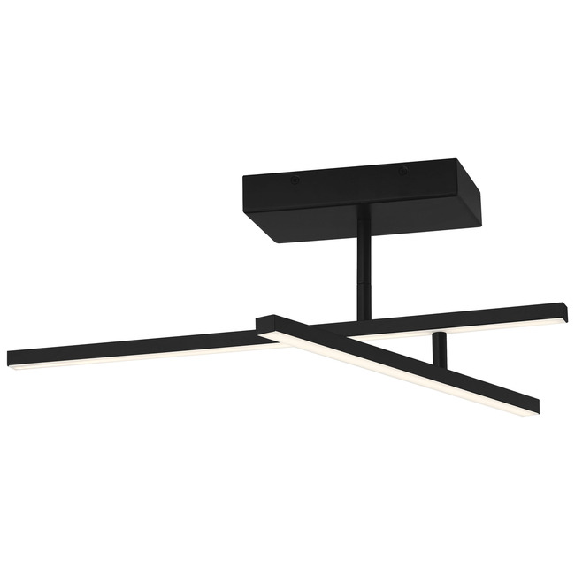Duo Adjustable Semi Flush Ceiling Light by Access