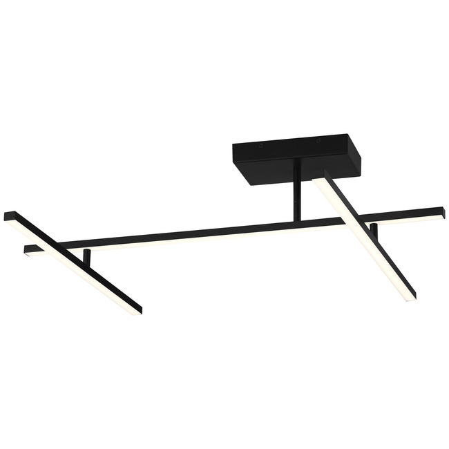 Duo Adjustable Semi Flush Ceiling Light by Access