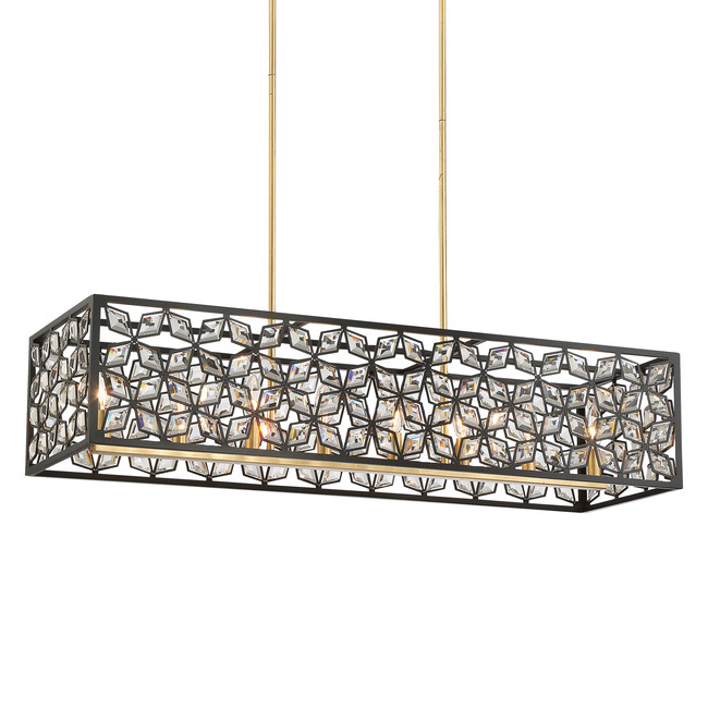 Brookcrest Linear Pendant by Metropolitan Lighting