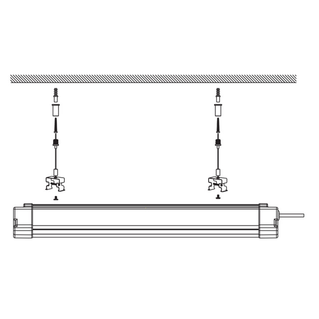 Triproof Suspension Kit by National Specialty Lighting