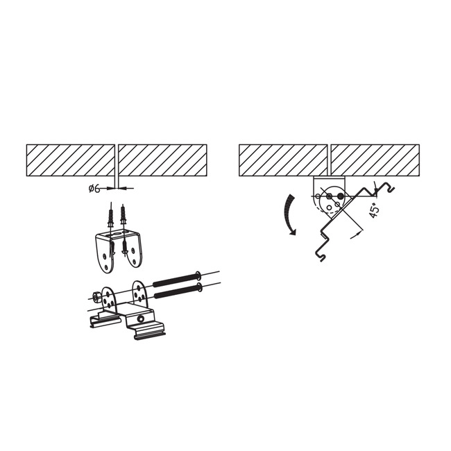 Triproof Swivel Mount Clips by National Specialty Lighting