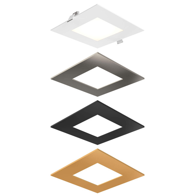 Mystique Square Color-Select Recessed Panel Light by DALS Lighting
