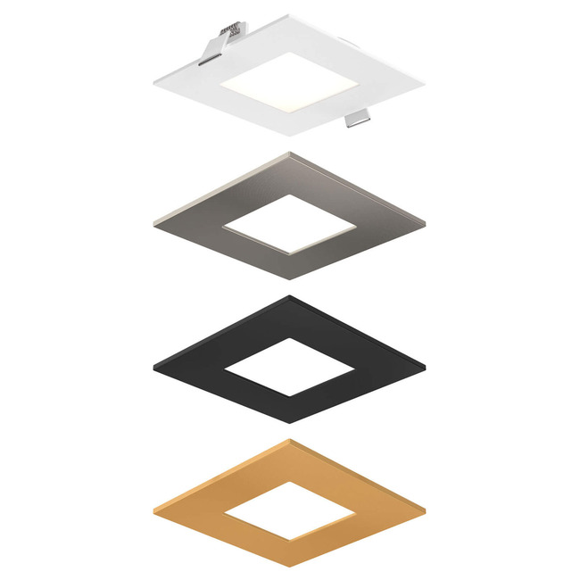 Mystique Square Color-Select Recessed Panel Light by DALS Lighting