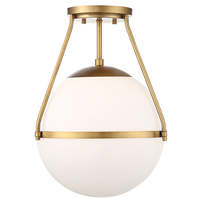 Kaleigh Semi Flush Ceiling Light by Meridian Lighting