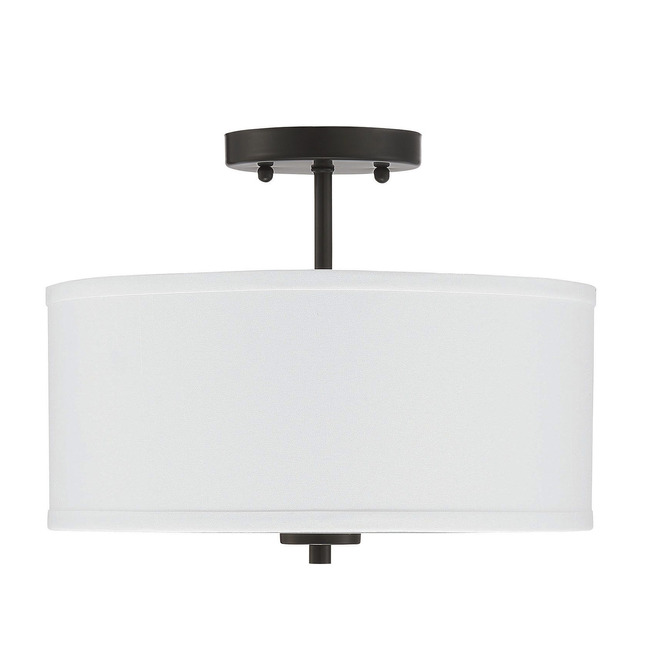 Patricia Semi Flush Ceiling Light by Meridian Lighting