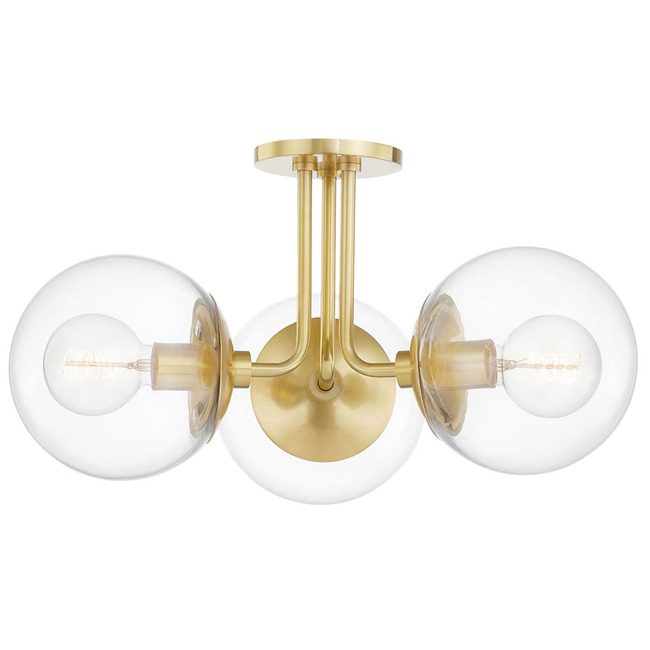 Meadow Semi Flush Ceiling Light by Mitzi