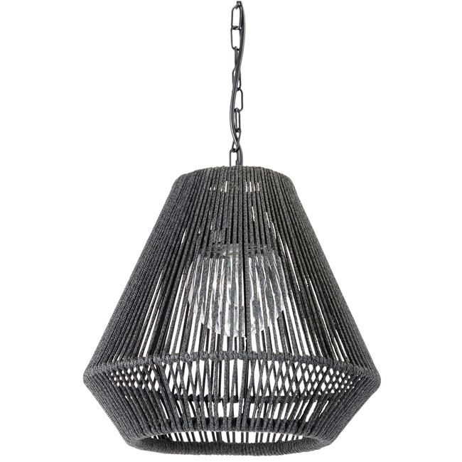 Tanner Outdoor Tapered Pendant by Palecek