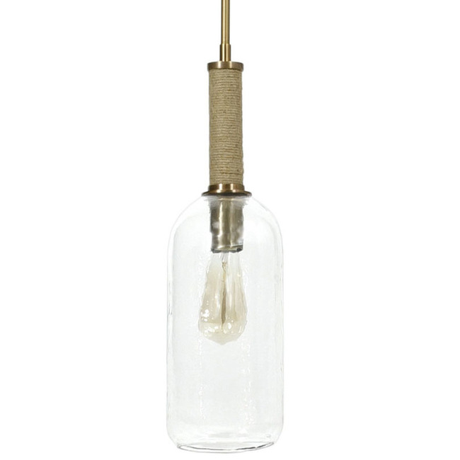 Bronson Long Glass Pendant by Palecek