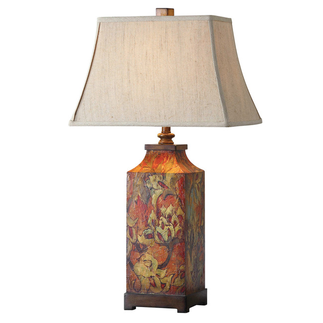 Colorful Flowers Table Lamp by Uttermost