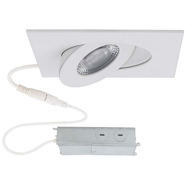 Lotos 2IN Square 3000K Adjustable Trim with Remote Driver by WAC Lighting