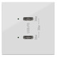 Adorne 20A Ultra Fast C / C USB Dual Outlet