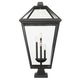 Talbot Outdoor Pier Light with Square Stepped Base
