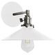 Uno Straight Arm Shallow Cone Wall Light