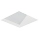 2 Inch Square Flangeless Lensed Wall Wash Trim