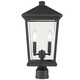 Beacon Outdoor Post Light with Round Fitter