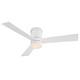 Axis Flush Mount DC Ceiling Fan with Light