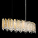 Chatter Linear Oval Pendant