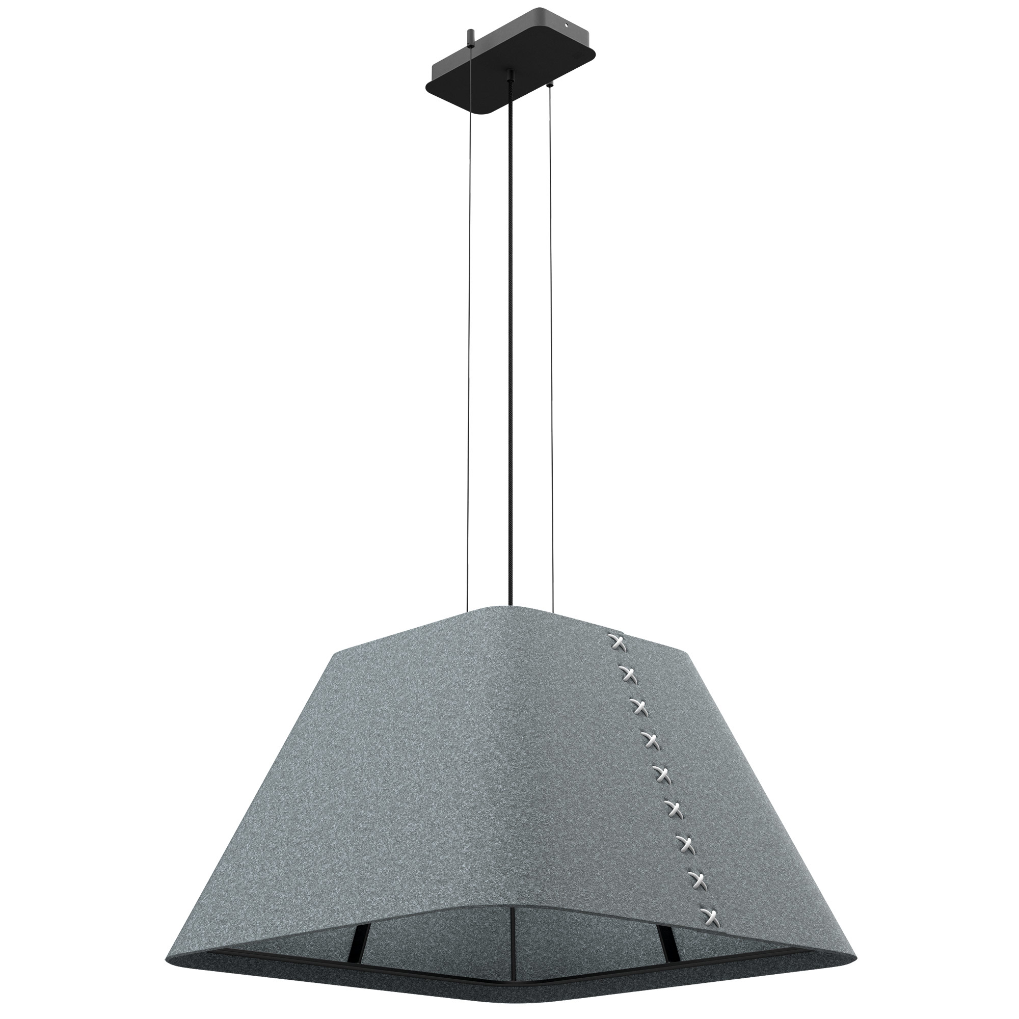BuzziShade Square Pendant by BuzziSpace BZSQU BK 67 BK BZZ1004612
