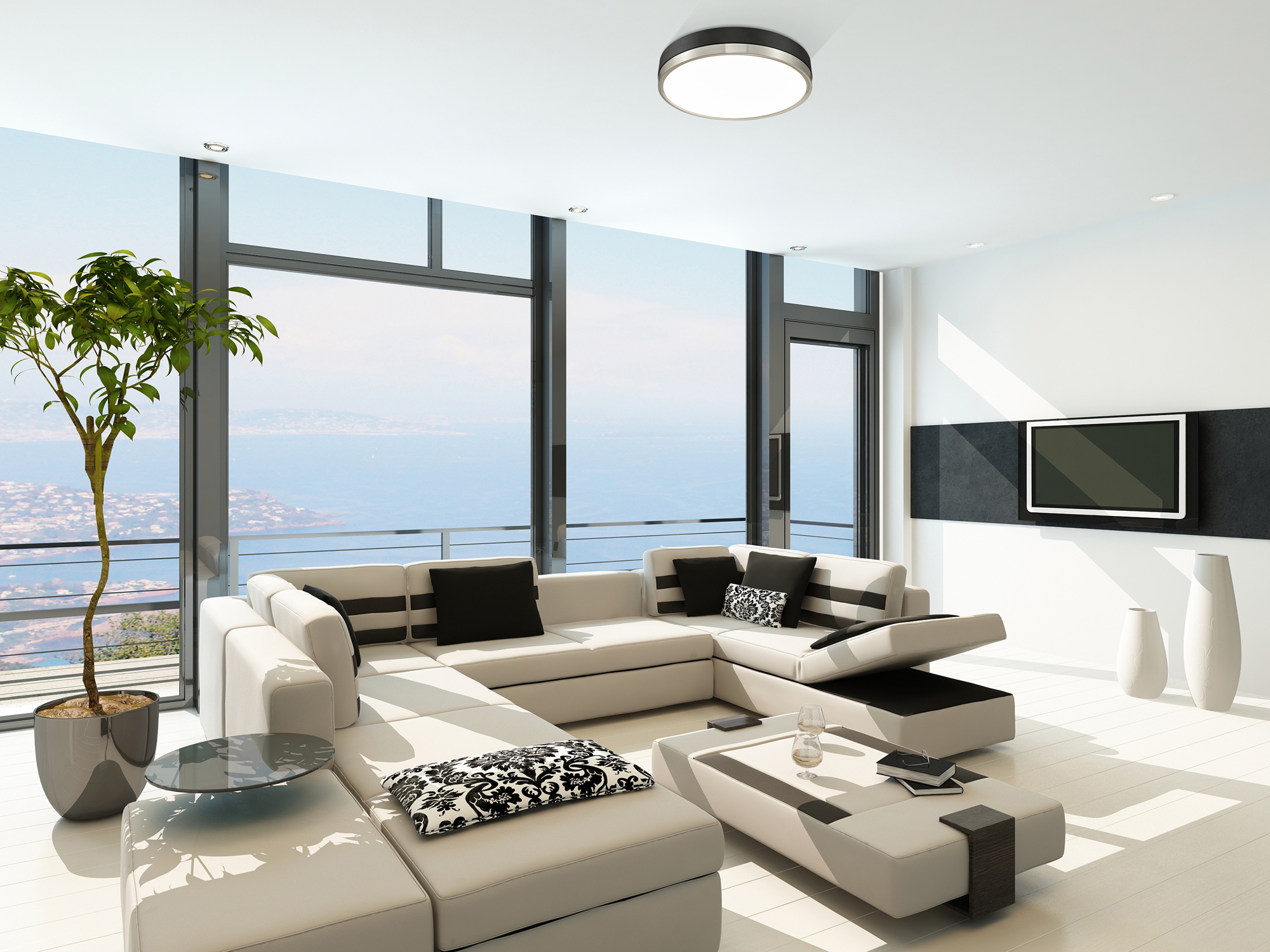 Algar Color-Select Ceiling Flush Light by Z-Lite | 1006F12