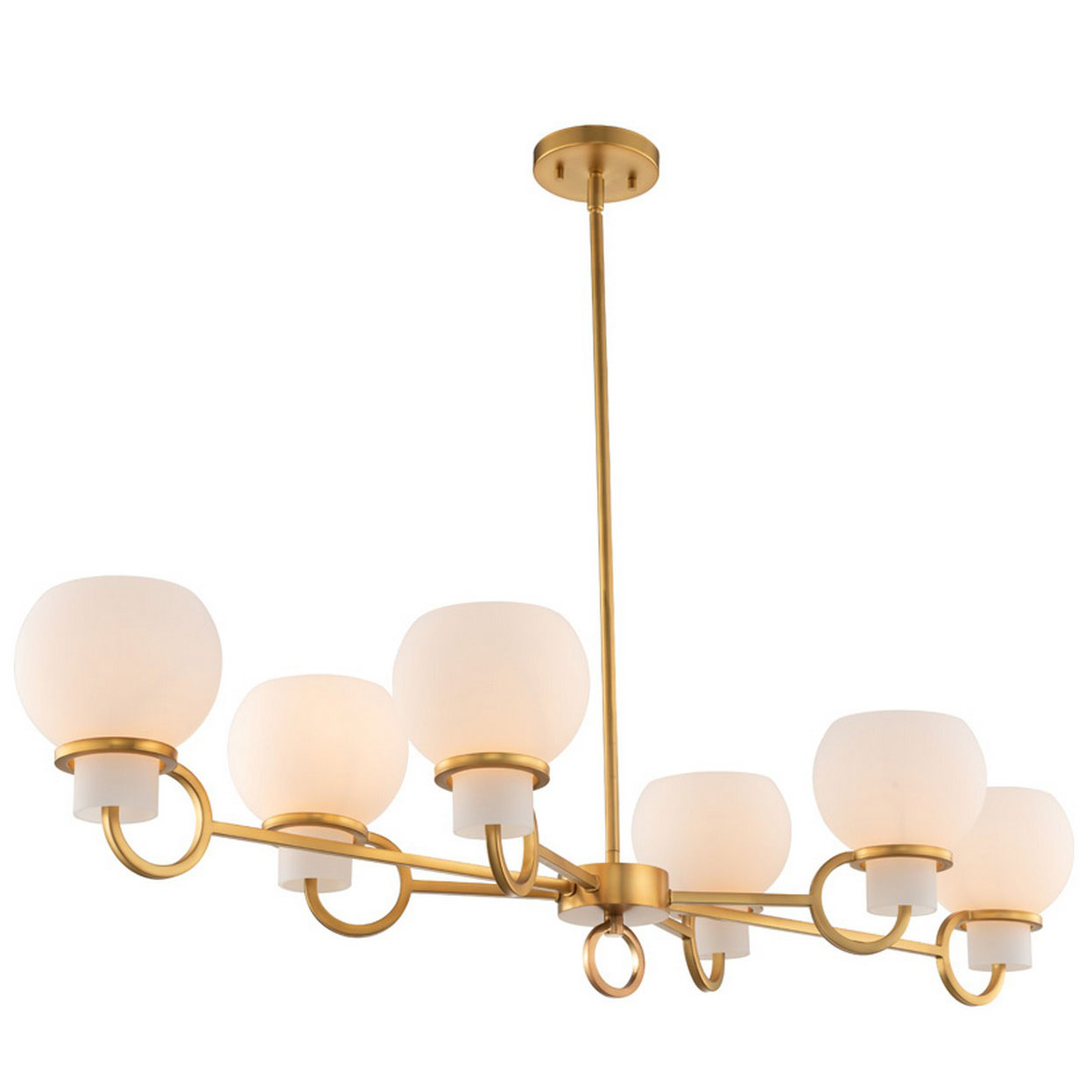 Ascher Linear Chandelier by Kalco 513061WB KAL1010718