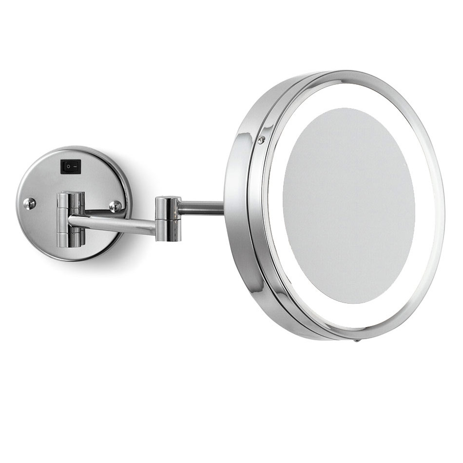 Blush Wall Mounted Makeup Mirror By Electric Emhl10 Ch Blush Wall Mounted Makeup Mirror By Electric Emhl10 Ch
