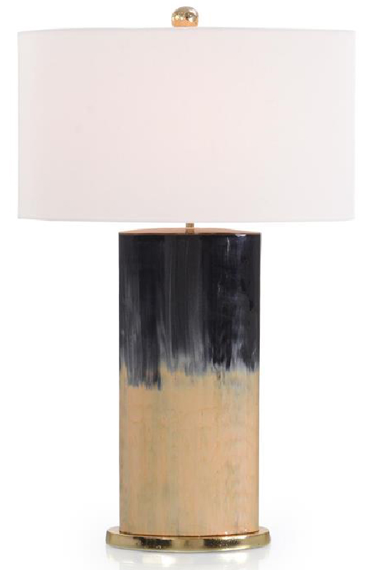 Onyx and Metallic Gold Table Lamp by JohnRichard JRL10296 JRI1020897