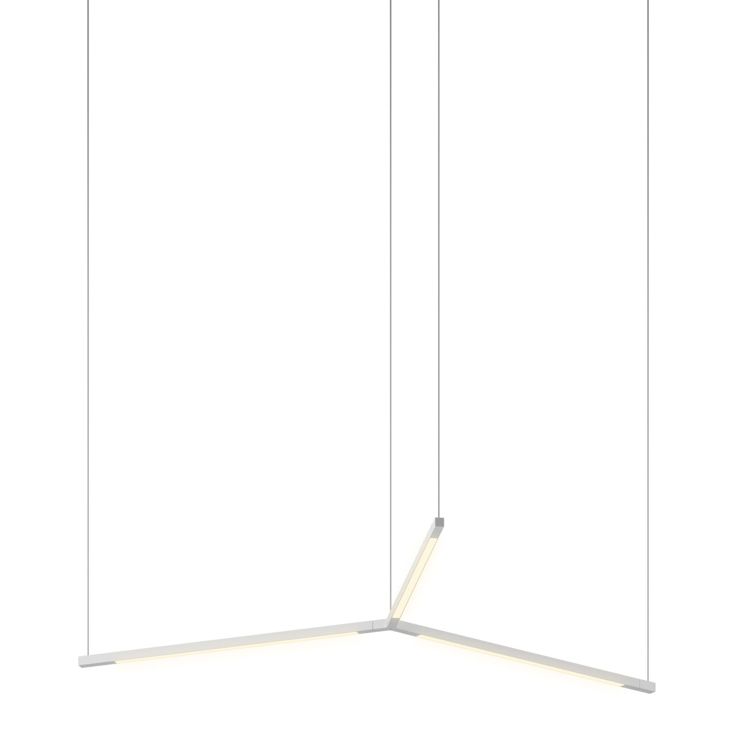 ZBar Trio Pendant by Koncept Lighting ZBP16TRSWSILCNP KNC1033975