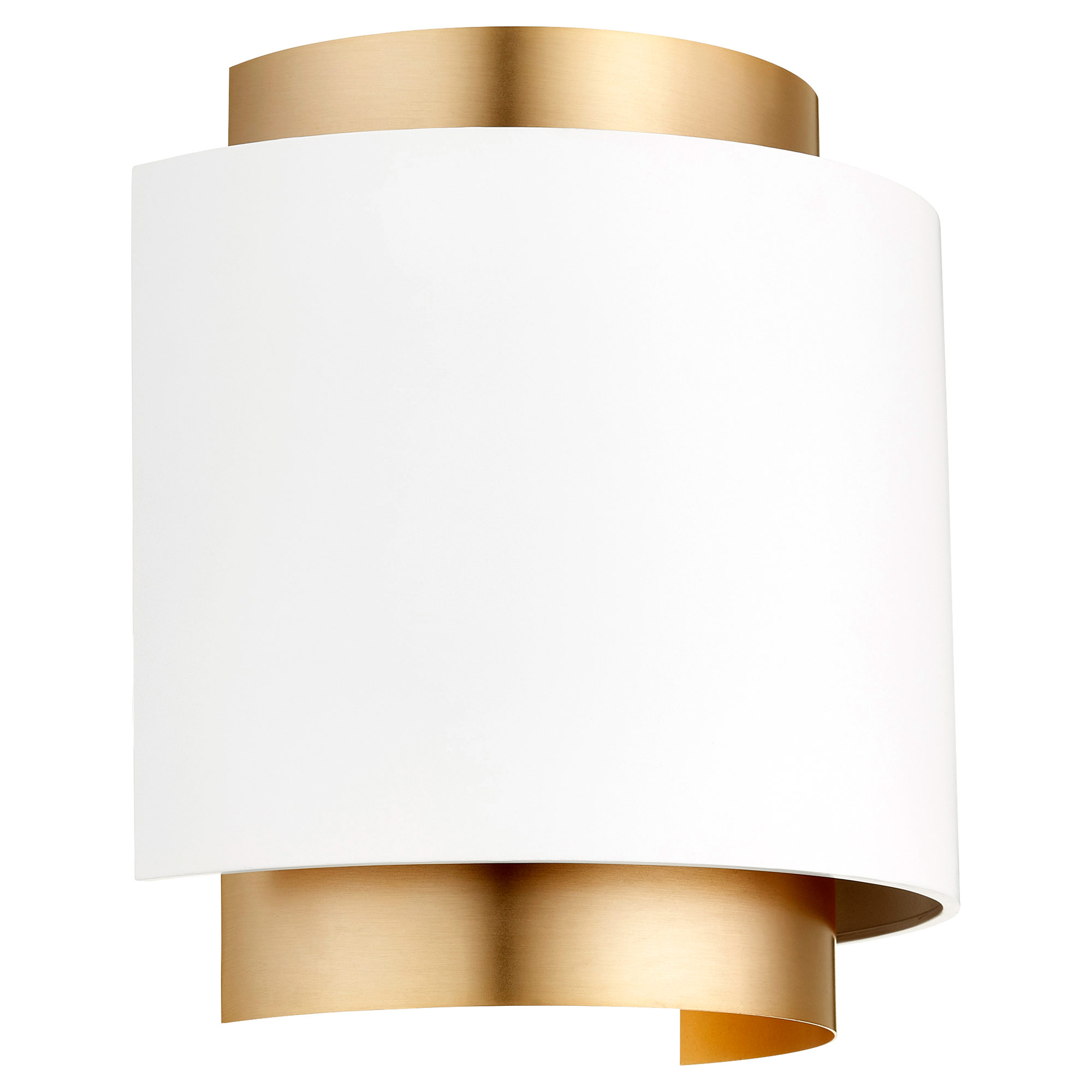 TwoToned Drum Wall Sconce by Quorum 56100880 QUO1048596