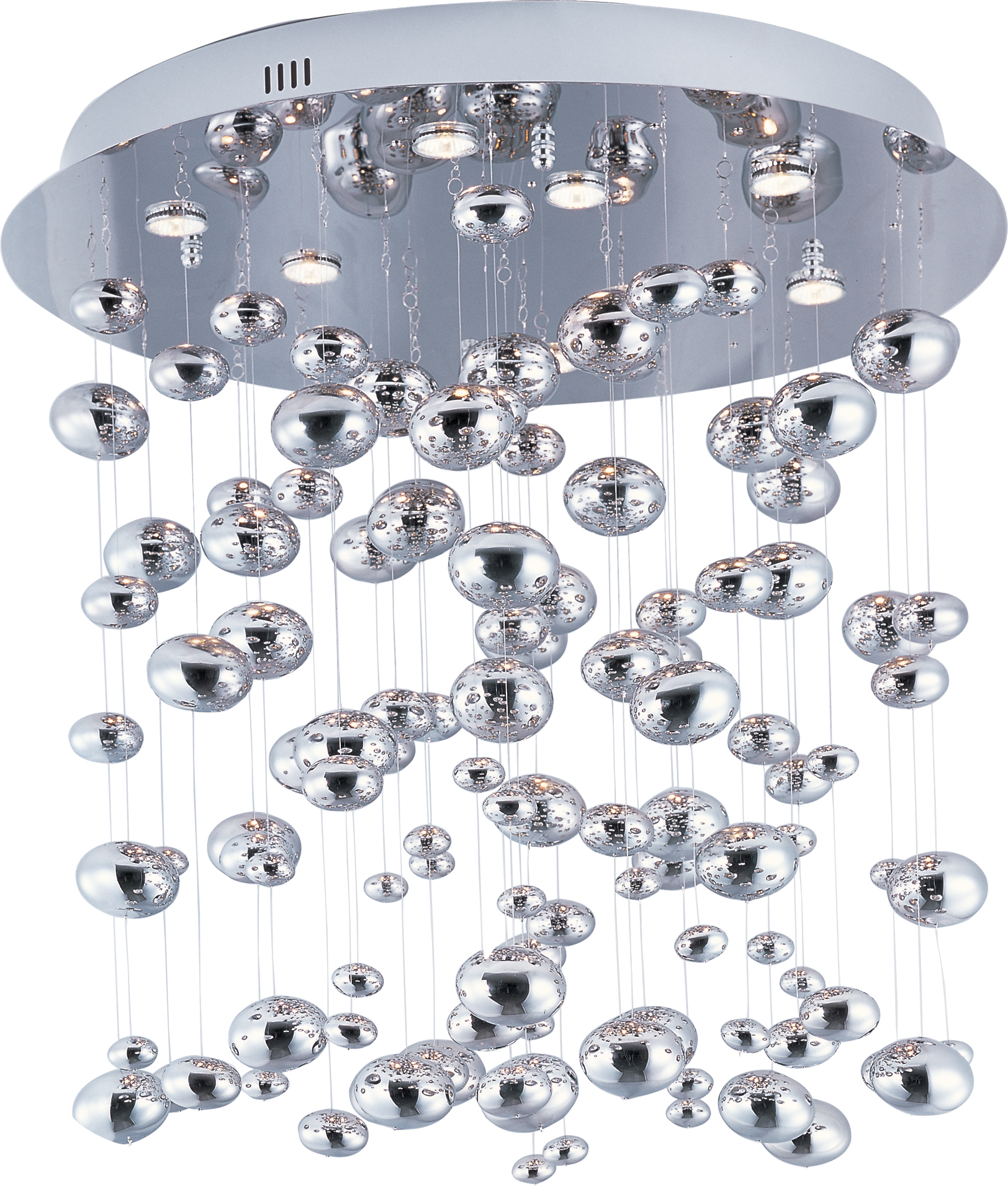Dew Flush Mount Chandelier By Maxim Lighting 39853pcpc Dew Flush Mount Chandelier By Maxim Lighting