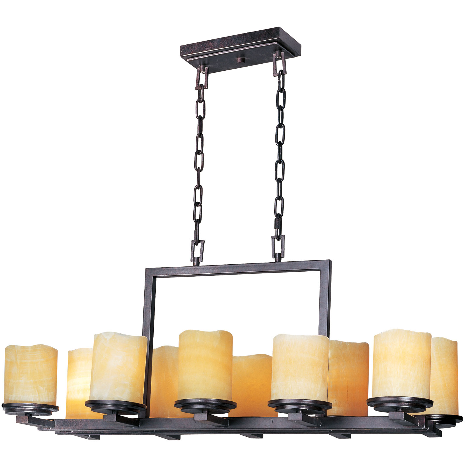 Luminous Rectangle Chandelier By Maxim Lighting 21149scre